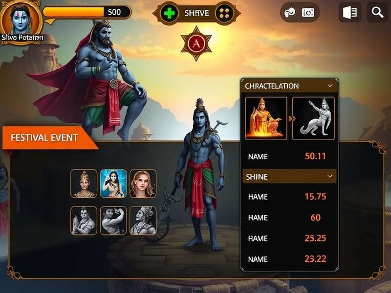 Shiva S Divine Protection character customization options